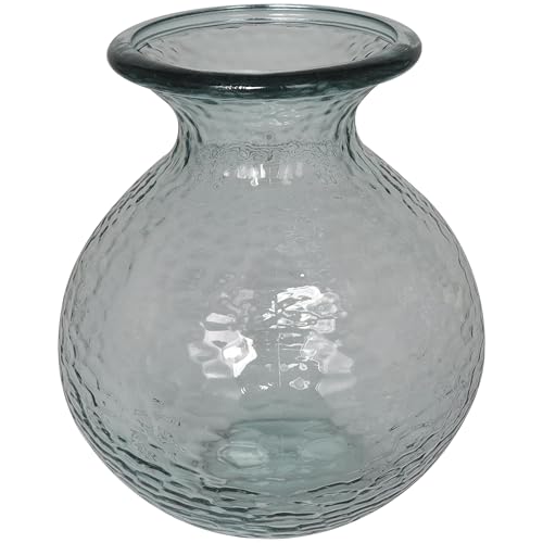 Deco 79 Recycled Glass Decorative Centerpiece Vase