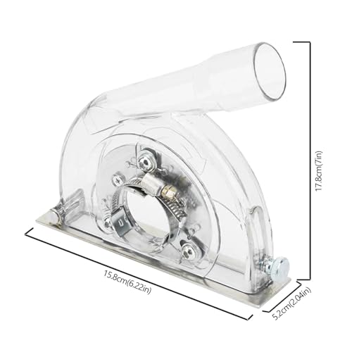 Protector de corte para amoladora angular de 4 y 5 pulgadas transparente 8