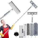 VASA NAMA Limpiador de Ventanas, Equipo de Limpieza de Ventanas, Jalador para Vidrios, Herramientas de Limpieza de Vidrio...