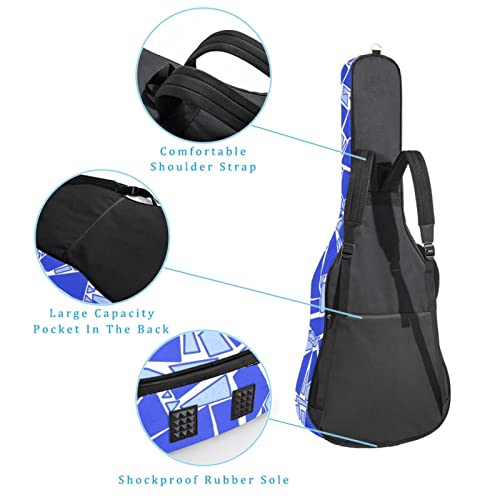 Housse de protection épaisse en éponge imperméable pour guitare acoustique, électrique, basse, guitare classique… - Les Beatles, Paul McCartney, John Lennon, RIngo Starr, George Harrison Housse de protection épaisse en éponge imperméable pour guitare acoustique, électrique, basse, guitare classique… – Image 4