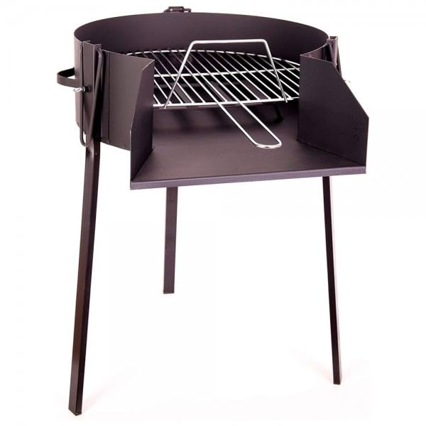 Bilake Barbacoa portátil (Ø60cm | Barbacoa + Quemador de gas)