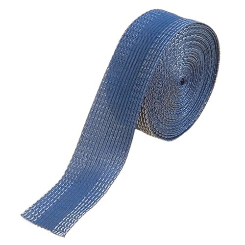 1/5.0M Acortador de bordes pantalones autoadhesivo for dobladillos, cinta termoadhesiva for, for planchar y coser(Blue,1M)