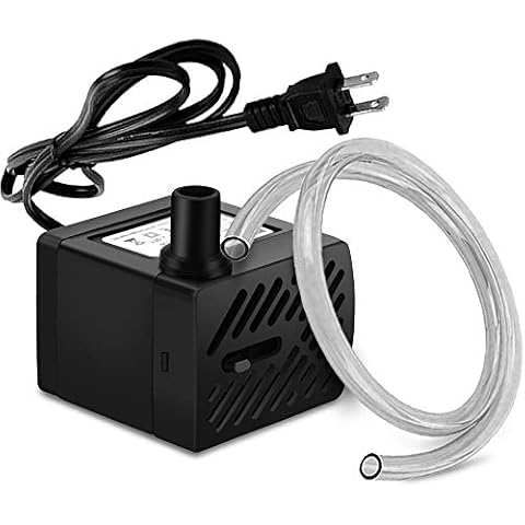 PULACO 50GPH 3W Mini Submersible Water Pump for Aquariums, Fish Tank, Pond, Fountain, Hydroponics Cover