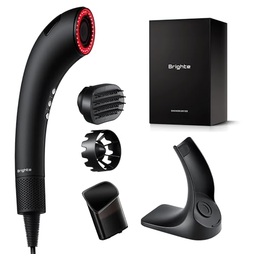 �y���X�؊�A���o�T�_�[�zBrighte �u���C�g SHOWER DRYER + ��p�X�^���h �w�A�h���C���[ �啗�� ���� �i�m�~�X�g���� �y��