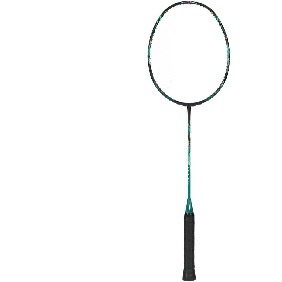 Federball Set Badmintonschläger 30LBS Carbon Fiber Wave Frame Leichter Offensivschläger