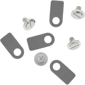 Ewatchparts 4 Screw & 4 Clamps Compatible With Unitas ETA 6497-6498 Movement Stainless Steel
