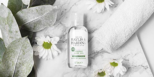 Baylis & Harding Anti-bacterial Unfragranced Hygienic Hand Sanitiser Gel 50ml, Pack of 12 - Vegan Friendly - Image 4