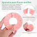 Imagen de Set Pom Pom Maker 9 Piezas con Tijeras Pom Pom Kit con 4 Tamaños para Pompones de Lana Herramientas DIY para Tejer Manualidades y Decoración