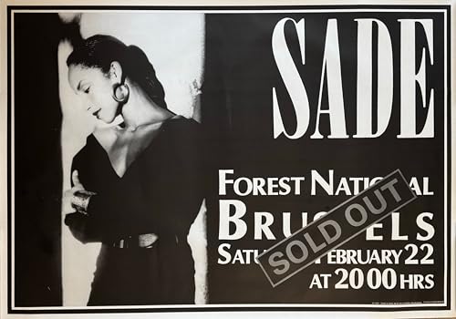 Poster Sade 70x100 cm pour créer une ambiance jazz vintage chez soi