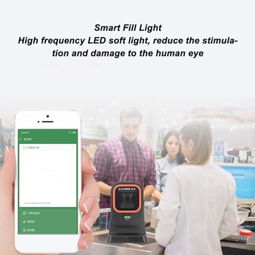 Scanner de codes à barres de bureau pour magasin de détail et encaissement supermarché