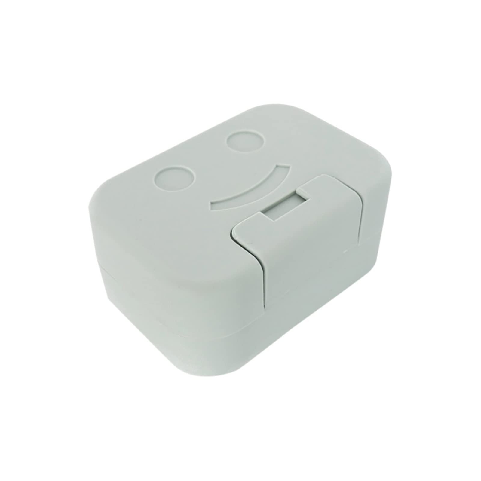 JINGYAN Soap Dishes Sealed Soap Box With Lid Lock Buckle Toilet Holder Waterproof(Blue)