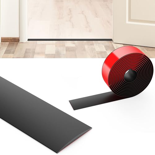 Flintronic 3M Laminate Flooring Transition Strip With PVC Floor Divider - Self Adhesive Threshold for Joining Floor Gaps, Carpet and Tiles