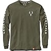 Legendary Whitetails Men’s Long Sleeve T-Shirt Graphic Tee Preshrunk 100% Heavyweight Cotton
