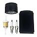 796031 Air Filter Tune Up Kit Compatible with Husqvarna YTH22V46 YTH24V48 YTA22V46 Briggs and Stratton 591334 492932 696854 John Deere D100 D110 D125 D130 D140 Lawn Mower