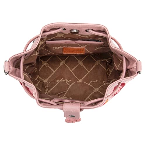 Image of Wrangler Hobo Bags for Women Designer Aztec Bucket Purses Western Tapestry Shoulder Handbags