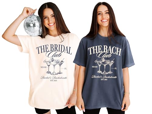 Bachelorette Club Shirts, Social Club Bachelorette Party Shirts for Bridal Party, The Bach Club Bachelorette Shirts for Future Bride and Bridesmaids