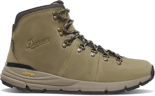 Image of Danner Mountain 600 Leaf Gore-Tex Hiking Boots for Men - Ortholite Tripe Density Footbed - Waterproof Quick Dry Barrier - Vibram SPE Midsole - Full Grain Leather Upper - Traction Outsole