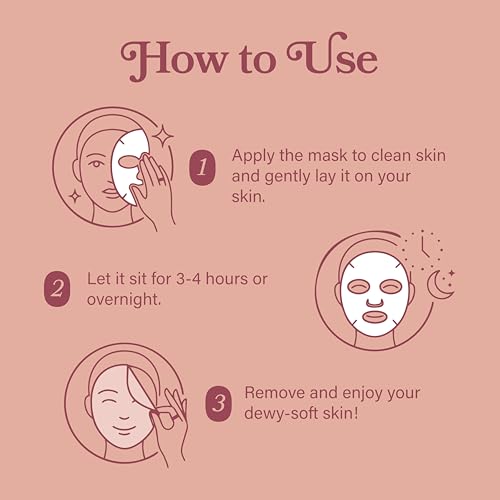 Image of NEW 2026 Korean Collagen Face Mask Skincare (4 Pack) - Hydrogel Sheet Mask with Niacinamide for Glass Skin - Overnight Hydrating Facial Mask for Fine Lines, Pores & Moisture - Korean Skincare