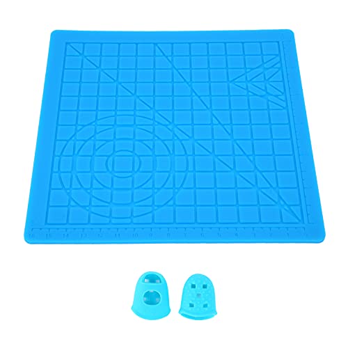 WNSC Herramienta de Dibujo de bolígrafo 3D, Estera de bolígrafo de impresión 3D Práctico de múltiples Formas con Plantillas básicas Tapas de Dedos para Impresora 3D para Adultos para niños