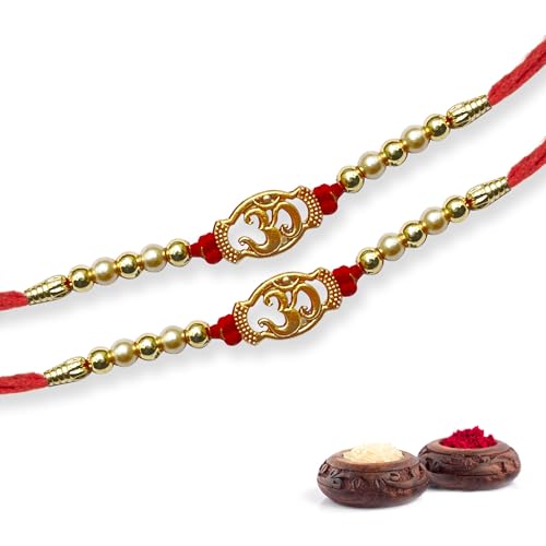 Image of Trishul | Mahadev | Shiva Rakhi for Brother with Roli Chawal - Perfect Raksha Bandhan Rakhi (OM 2)