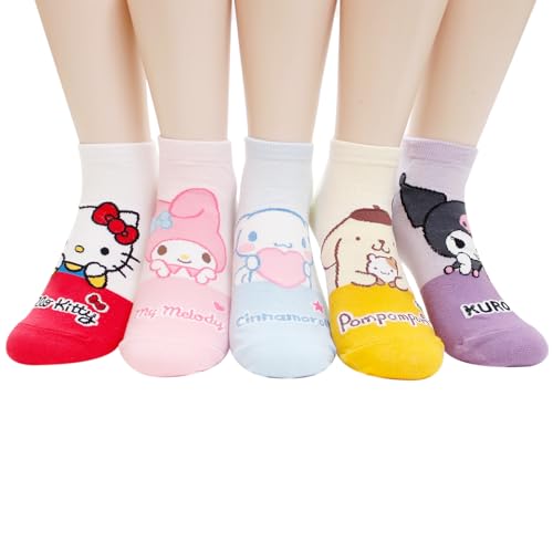 Image of Hello Cartoon Character Series Women and teen girls Licensed Socks Collection