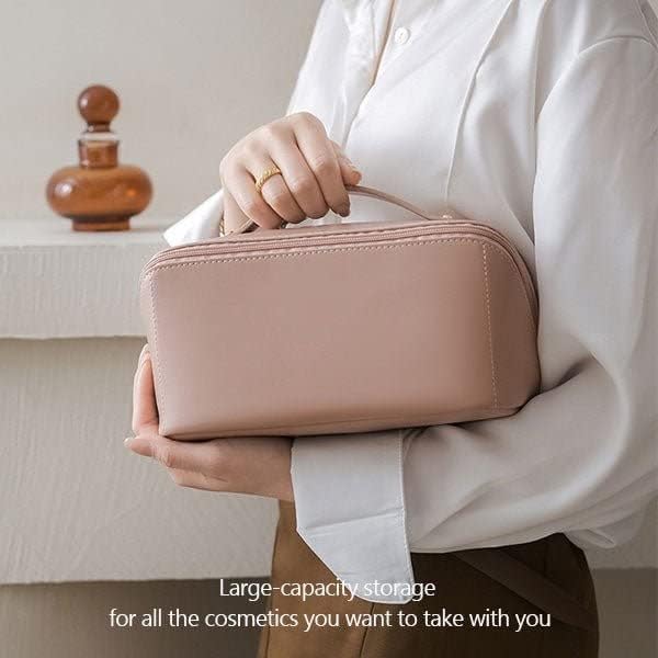GEOBY Large Capacity Travel Cosmetic Bag, Makeup Bag Travel Cosmetic Bag, Travel Cosmetic Bags for Women, Cosmetic Travel Bags for Women, Travel Cosmetic Bags for Toiletries (White) 6 GEOBY Large Capacity Travel Cosmetic Bag, Makeup Bag Travel Cosmetic Bag, Travel Cosmetic Bags for Women, Cosmetic Travel Bags for Women, Travel Cosmetic Bags for Toiletries (White)