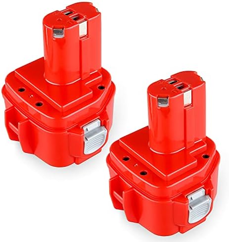 2 Stück 4800mAh 12V NI-MH Ersatzakku für Makita Akku 12V 1222 PA12 1220 1222 1234 1233 1235 1235B 1235F Ersatzakku für Makita 12V Akku