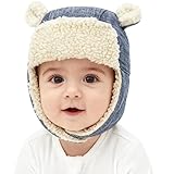 Keepersheep Todder Baby Winter Hat,Girls Boys Earflap Faux Fur Hat Cap, Baby Trooper Hat With Ears