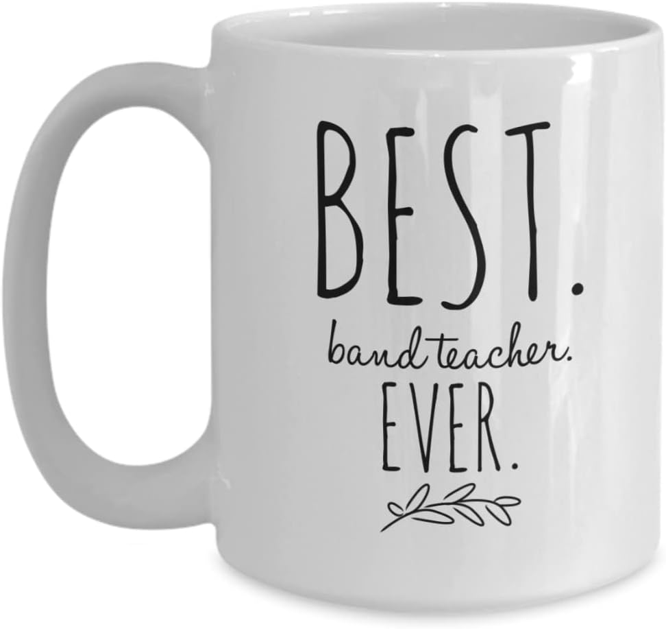 Amazon.com: Best band Teacher mug, Band teacher gift, gift for band ...