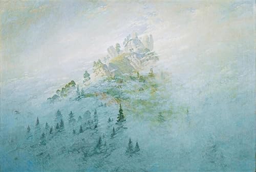 Tableau Brocard matinal dans les montagnes Friedrich pour salon apaisant