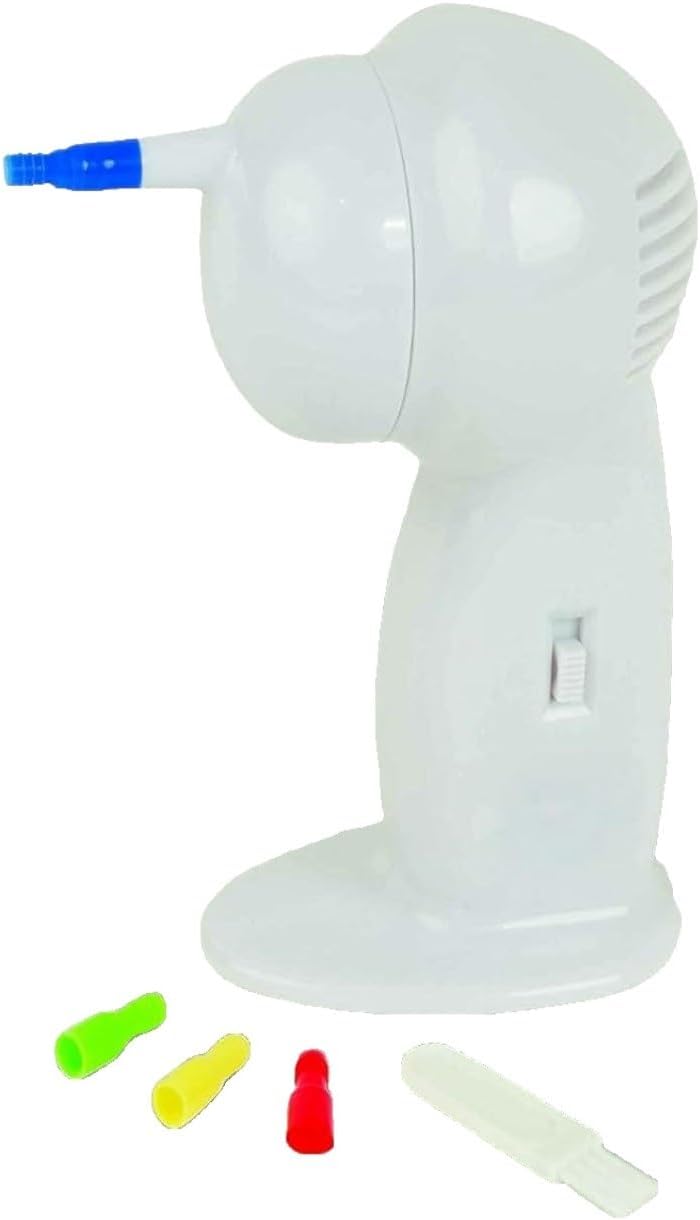 Gentle Ear Cleaning System - Cordless Vacuum with Hygienic Tips for Adults