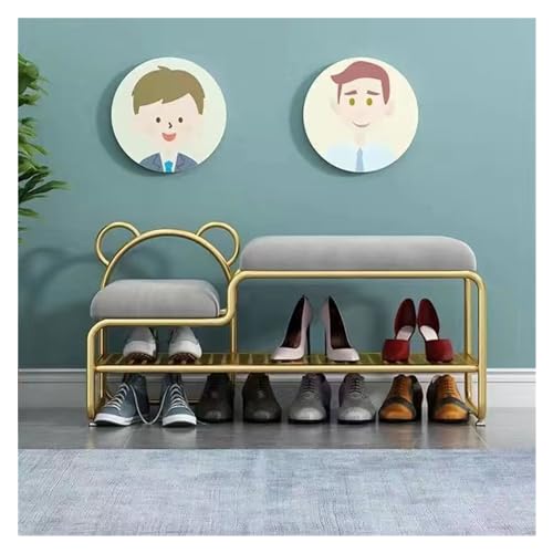 Bx9rE7tK3g Banco Zapatero Banco Zapatero for Entrada, Banco de Zapatos Independiente, tapizado for Armario, Pasillo, Dormitorio Banco de Pasillo(Grey,60 * 32 * 45)