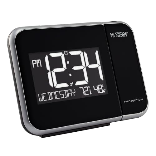La Crosse Technology Projection Alarm Clock with Indoor Temperature and Humidity (616-1412) - Thumbnail 3