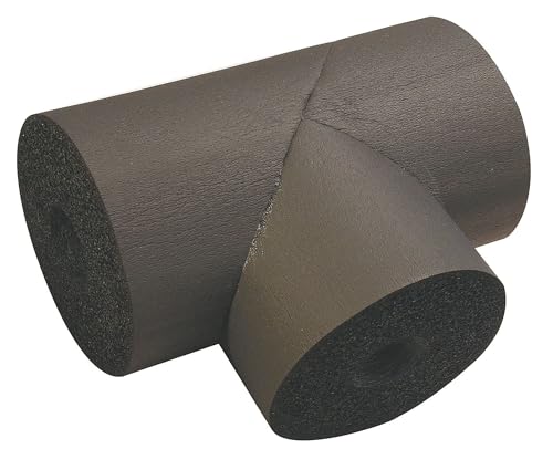 2" x 53/64" Elastomeric Tee Pipe Fitting Insulation, 1/2" Wall