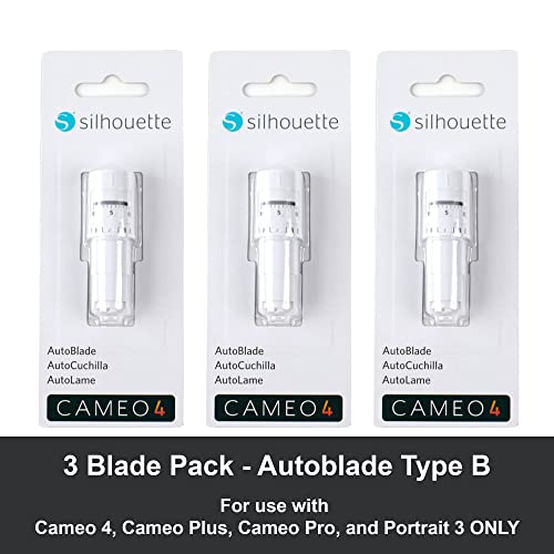 Silhouette America CC-SILH-ACC-B6 Silhouette Autoblade - Pack Of 3 Blades For Use With Cameo 4 thumb #1