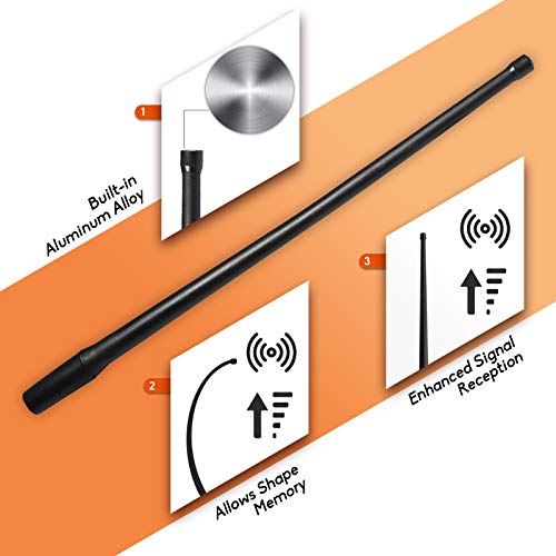 DeepRoar Replacement Antenna for Chrysler Town & Country 2008-2016, Optimized FM/AM Reception, 13