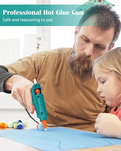 Dweyka Heißklebepistole, Klebepistole mit 75 Stück Heißklebesticks, Klebesticks für DIY Kleine Handwerk und schnelle Reparaturen in Haus & Büro, 20W Klebepistolen