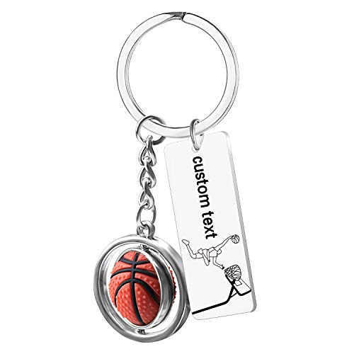 Inspirierende Basketball Anhänger Schlüsselbund, Sport Kollektion, Basketball Liebhaber (anpassen-2) Cover