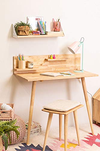 Image of IThree Multpurpose Study Table | Sheesham Wood Computer Laptop Table with Storage Drawer| Solid Wooden Table for Home & Office (Style 4)