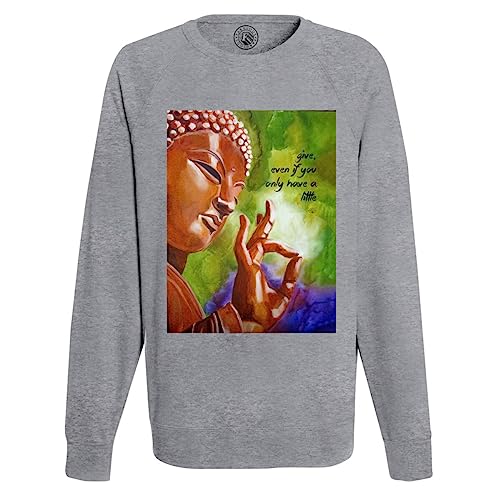 Sweat shirt homme Bouddha contre le stress pull confort zen
