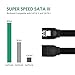 immagine 5UGREEN Cavo SATA III, Cavo SATA a Serial ATA ad Alta velocità di 6Gbps Sata Cable con Latch per HDD/SSD/CD Driver/Masterizzatore Dvd, Cavo Lungo 45cm