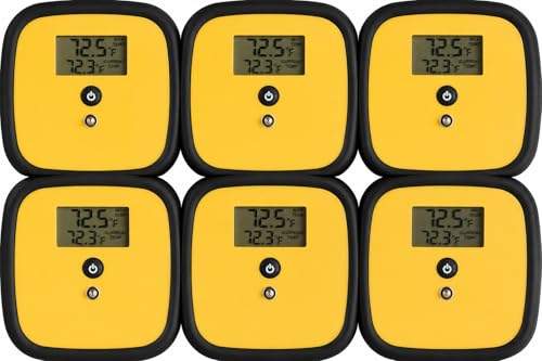 Image of Metal Magery Replacement for Taylor 8791 Dishwasher Thermometer, Dishwasher Temperature Plate Thermometer - Pack of 6