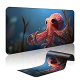🌊 [BORDS COUSUS RÉSISTANTS] Conçu pour durer de longues années, ce grand tapis gamer possède des bords renforcés anti-effilochement. Cette conception supérieure empêche la déformation du tissu et prolonge considérablement la durée de vie de votre équipement informatique.