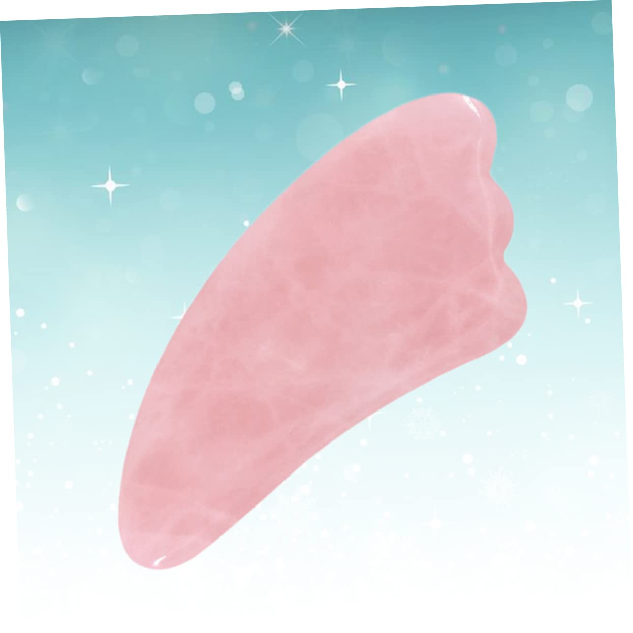 Anneome Facial Tool Jade Scraping Board Eye Massager Piece Scrapping Tool Crystal Massager for Acupoint