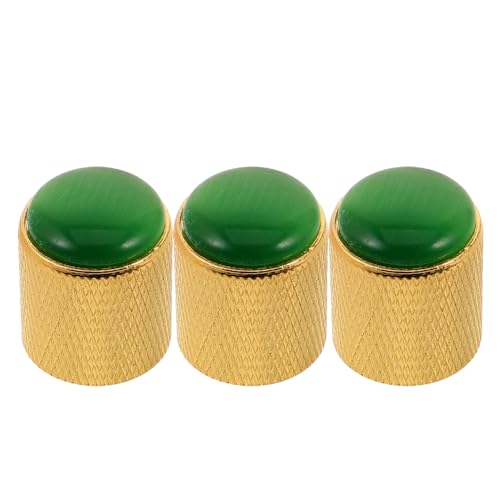 Boutons de potentiomètre vert pour personnaliser votre guitare en concert