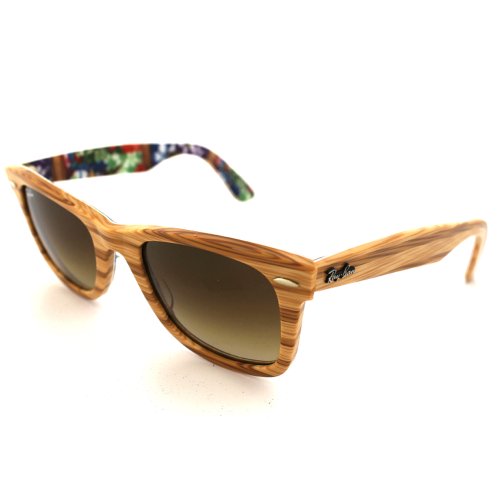 Image of Ray-Ban Gradient Square Unisex Sunglasses (0RB214011388550|50|Brown)