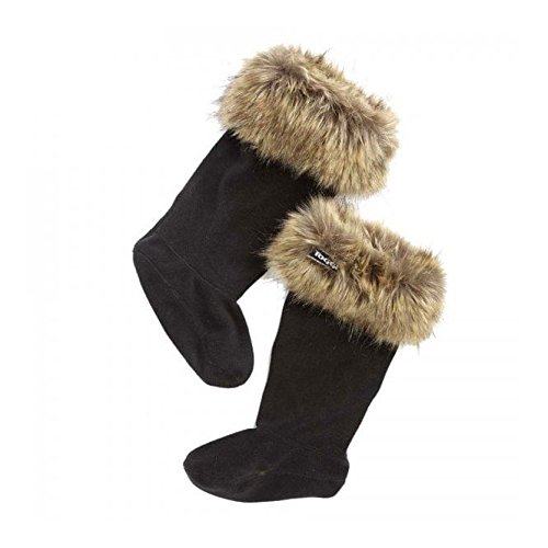 ToggiShellburne SockLiner Faux Fur Boot Liner, Small, Black