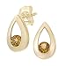 Produktbild Citerna Damen-Ohrstecker 375 Gelbgold 9 K Citrin Rundschliff gelb PE01804Y ct