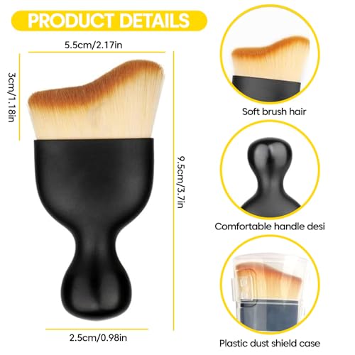 Sounce 5 in 1 Car Cleaning Kit Microfiber Duster with Long Handle Cleaning Brush Exteriror and Interiror Cleaning Cloth Ac Vent Cleaner Brush, Motorbike, SUVs Car Cleaning Kit