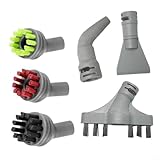 HogarTech 6 Pack Steam Cleaner Brush Heads, Attachments Replacement Parts Set For Bissell Steam Cleaner 39N7A 39N7V 39N7H 2994B
